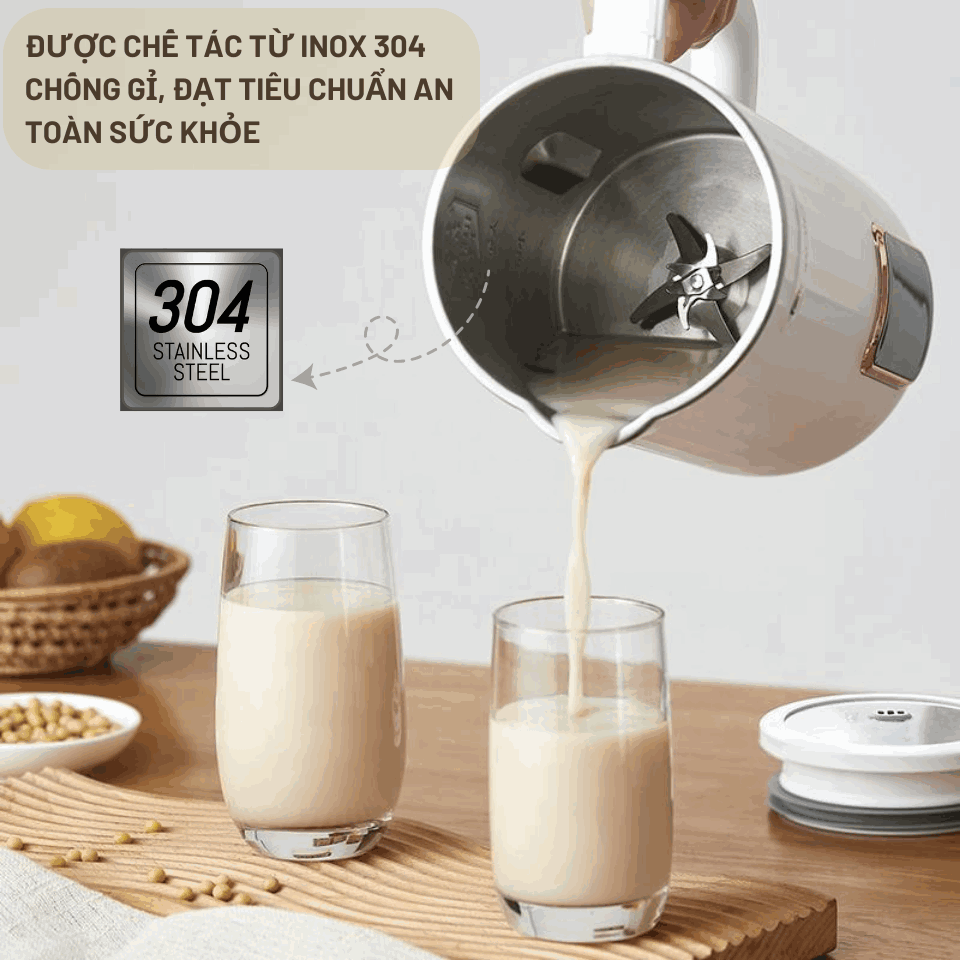 MÁY LÀM SỮA HẠT ROBITEK RCB15 – TỰ ĐỘNG ĐA CHỨC NĂNG